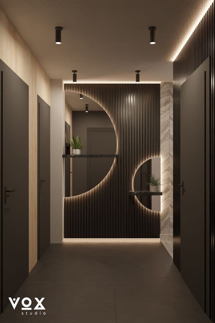 Entrée décorative